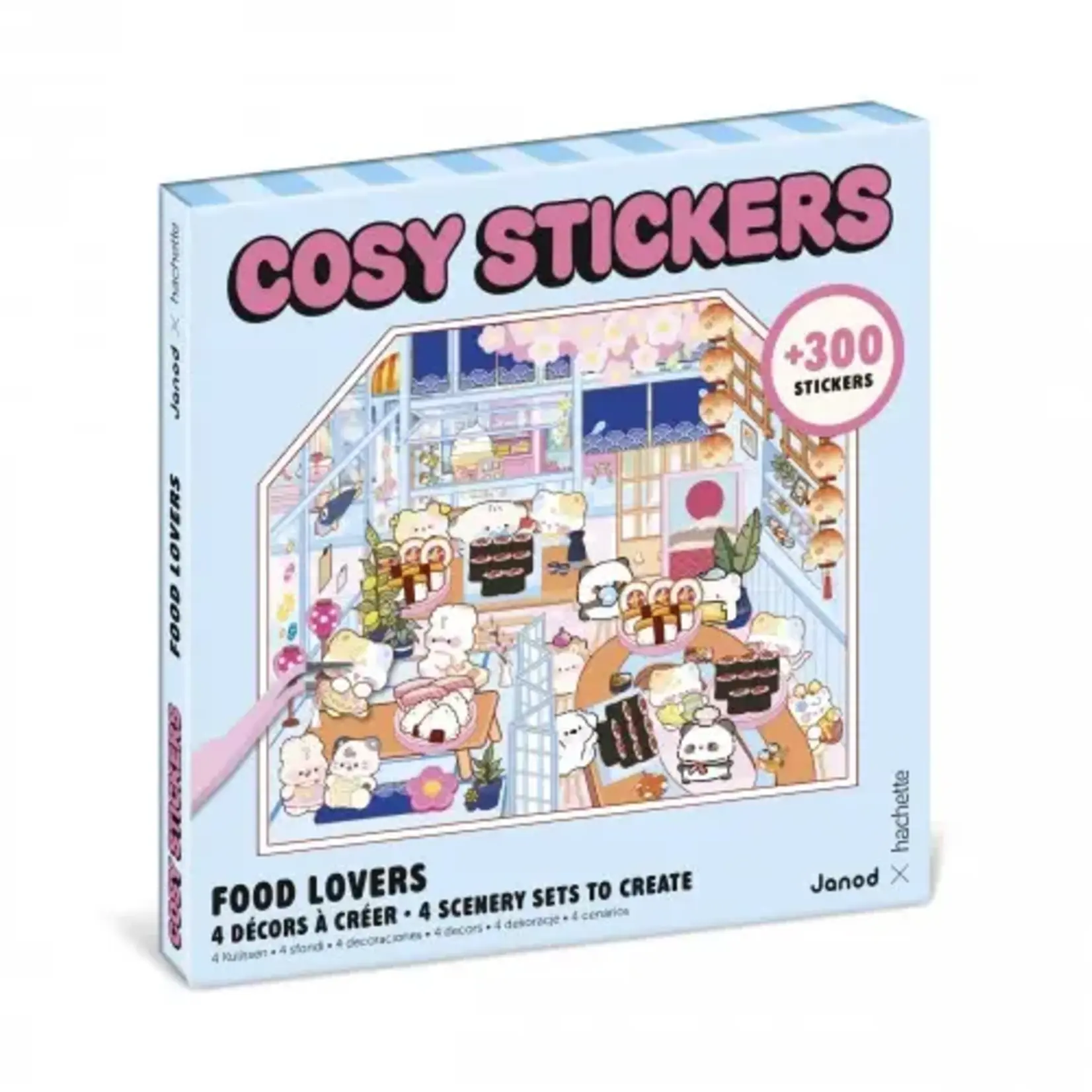 Janod Janod - cosy stickers - food lovers