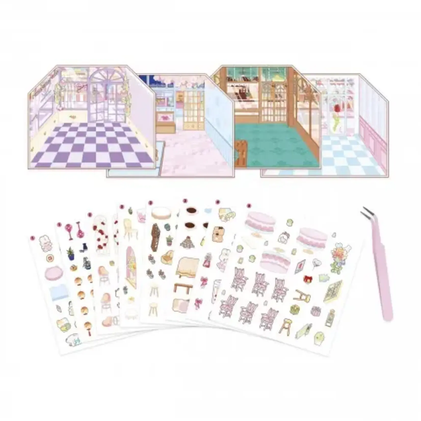 Janod Janod - cosy stickers - food lovers