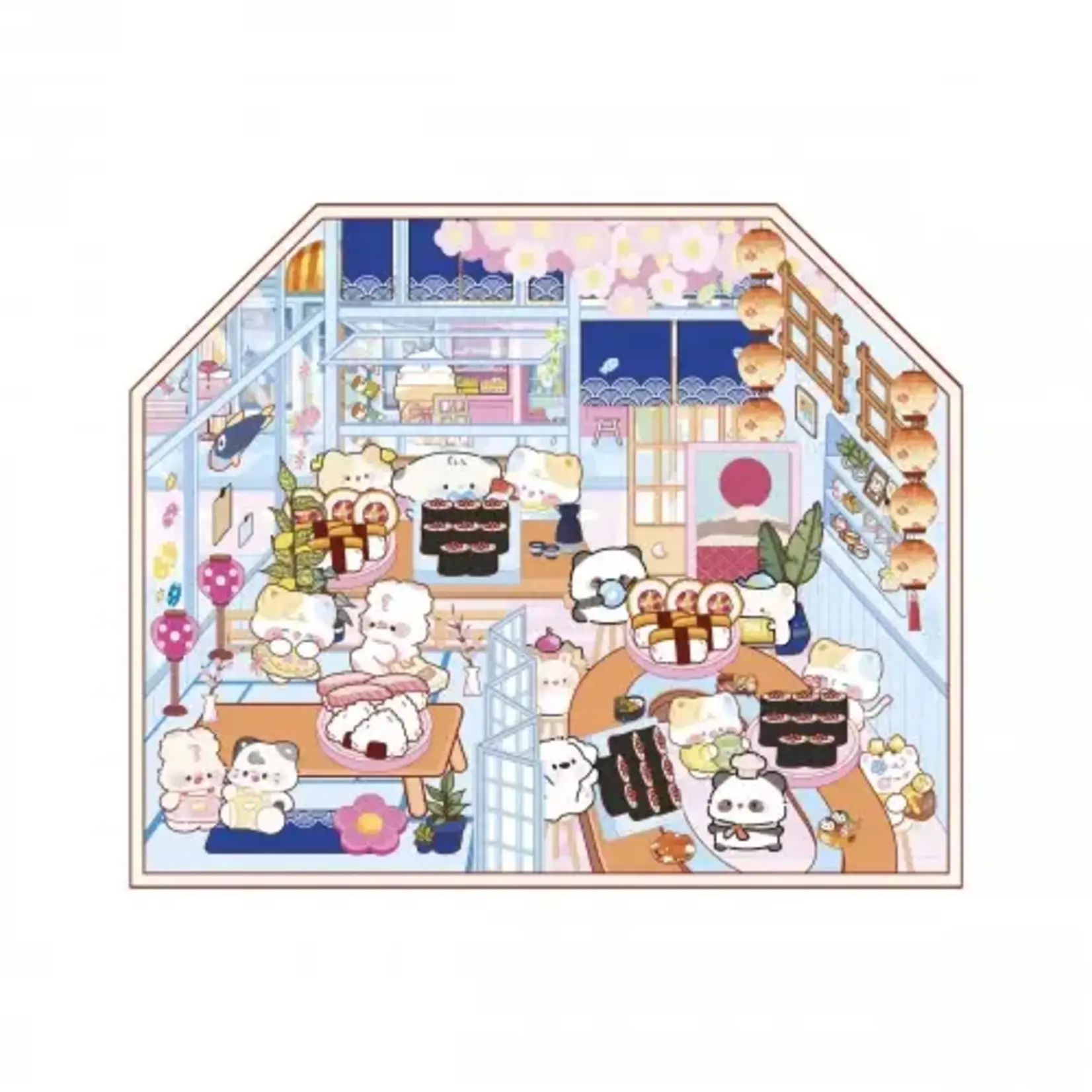 Janod Janod - cosy stickers - food lovers