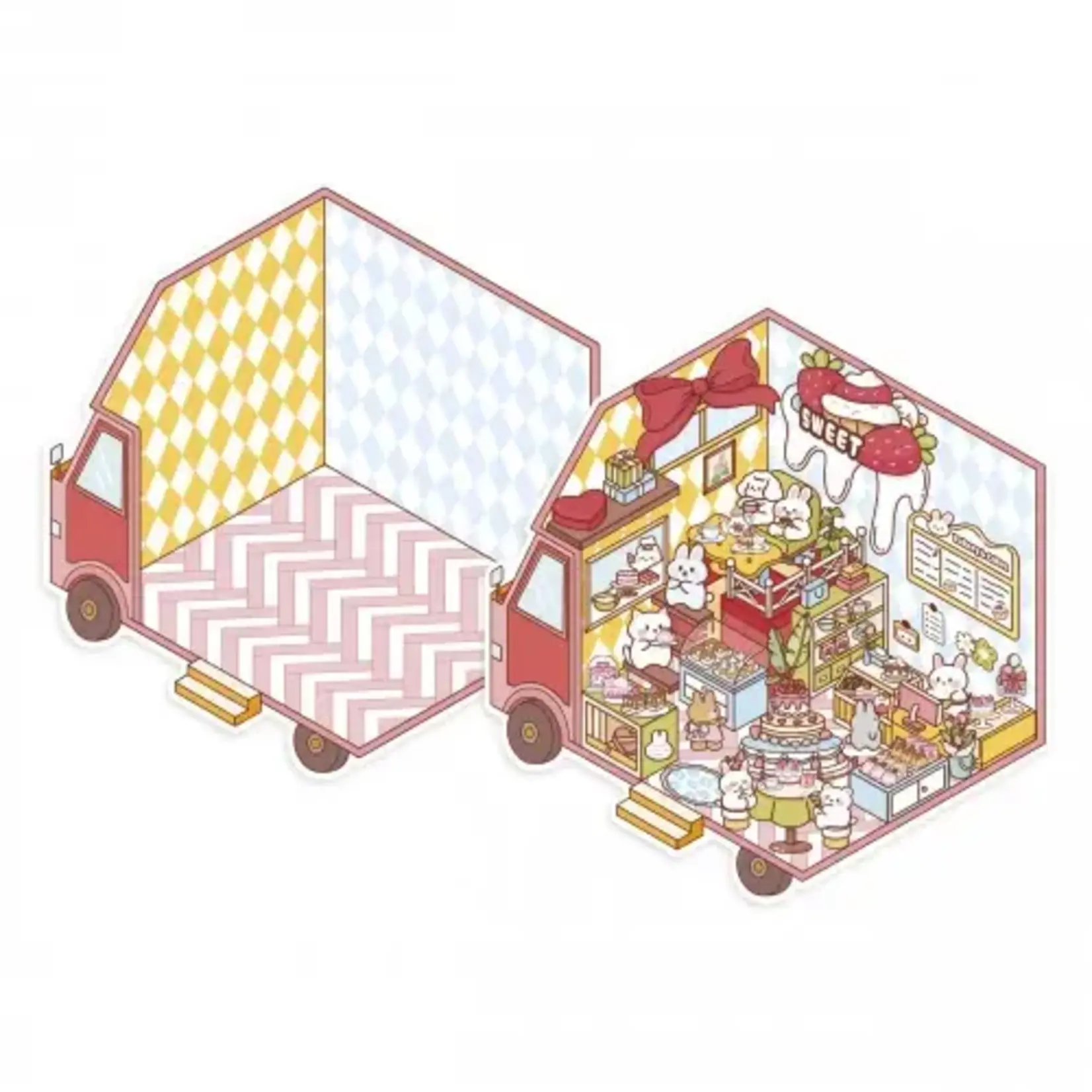 Janod Janod - cosy stickers - tiny trucks