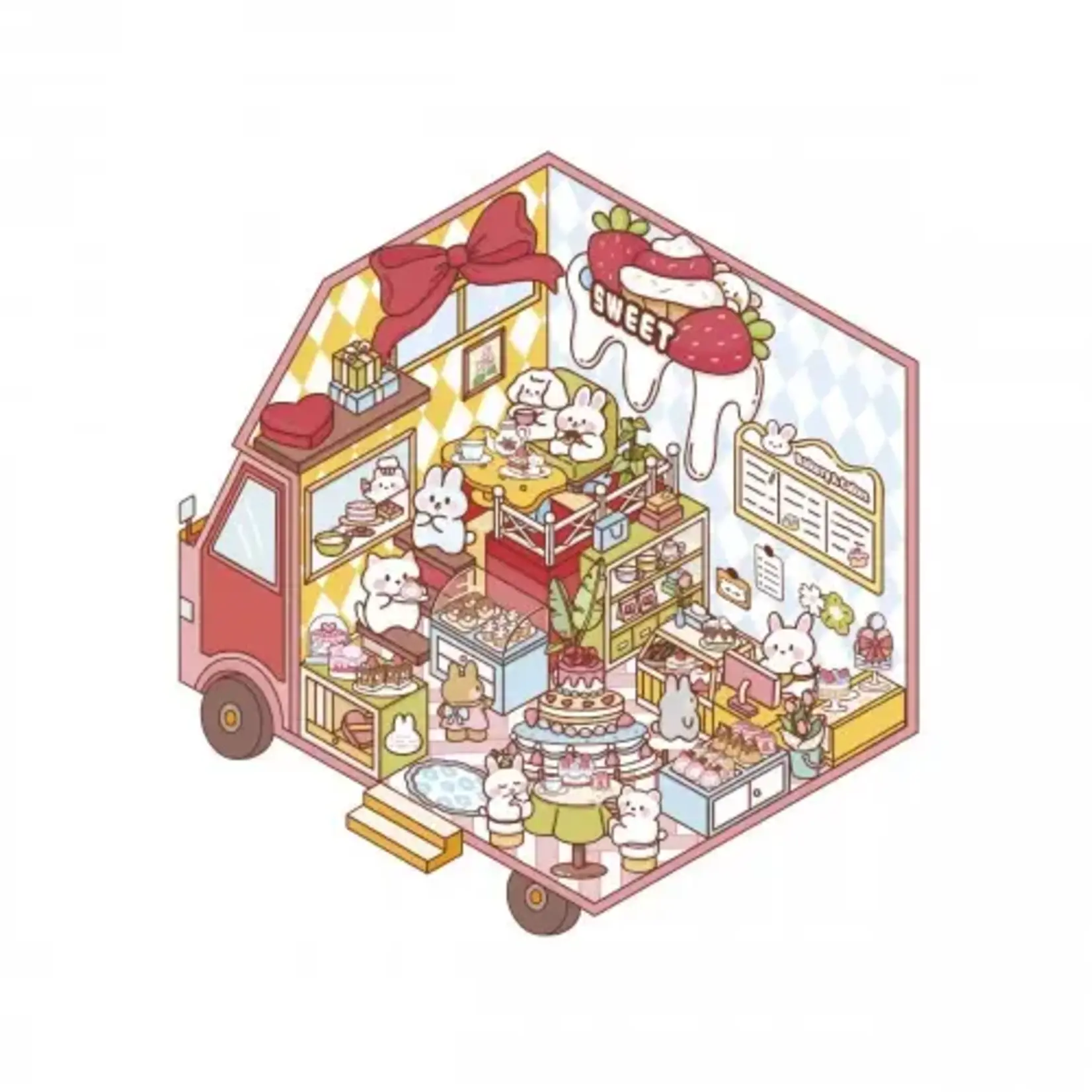 Janod Janod - cosy stickers - tiny trucks