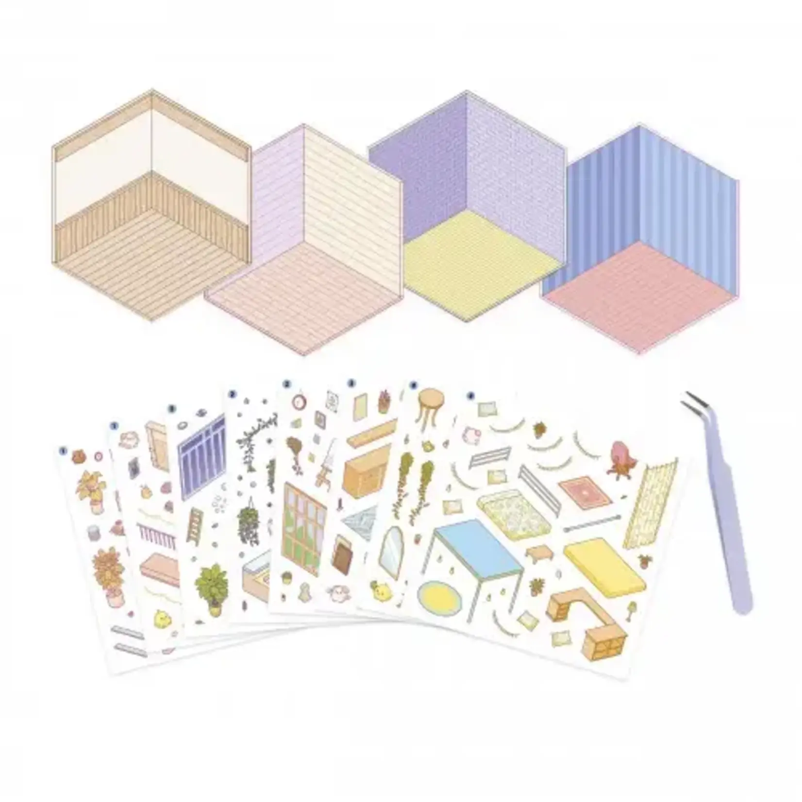 Janod Janod - cosy stickers - lovely home