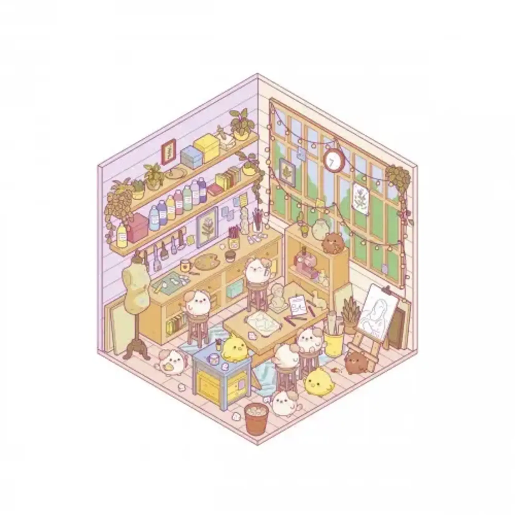 Janod Janod - cosy stickers - lovely home