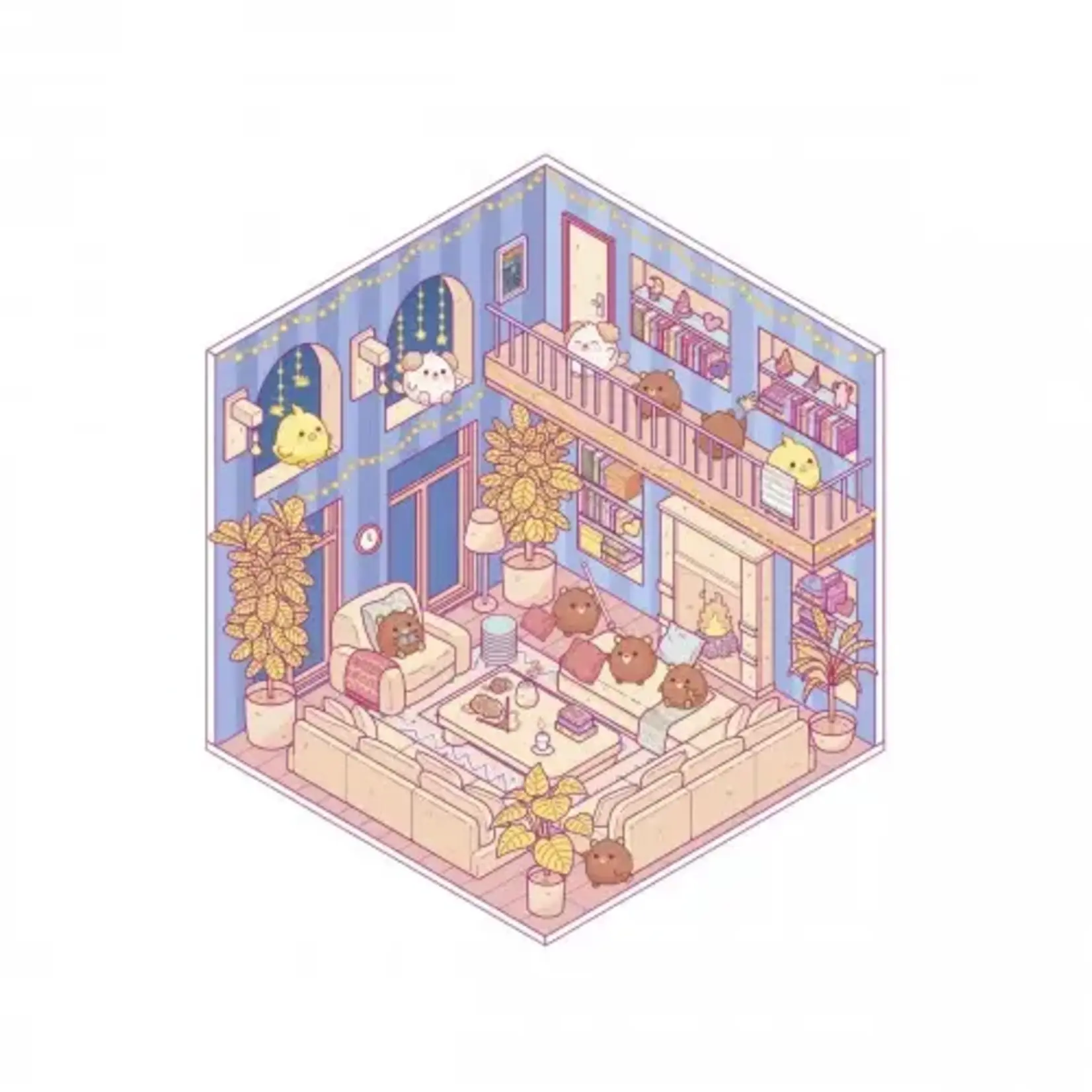 Janod Janod - cosy stickers - lovely home