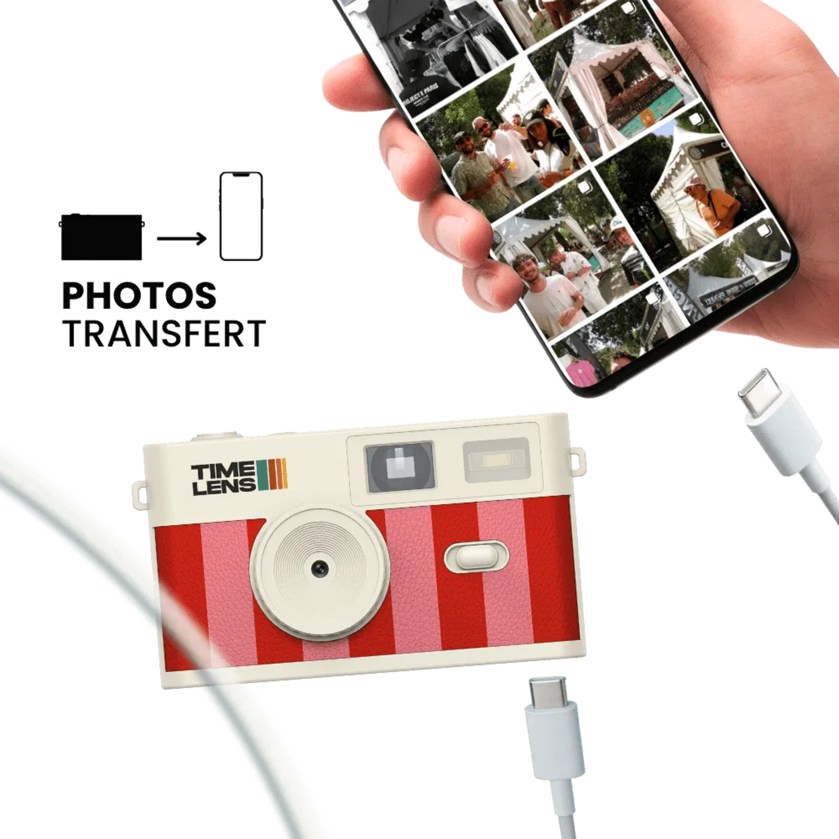 Timelens Timelens - appareil photo - cream candy