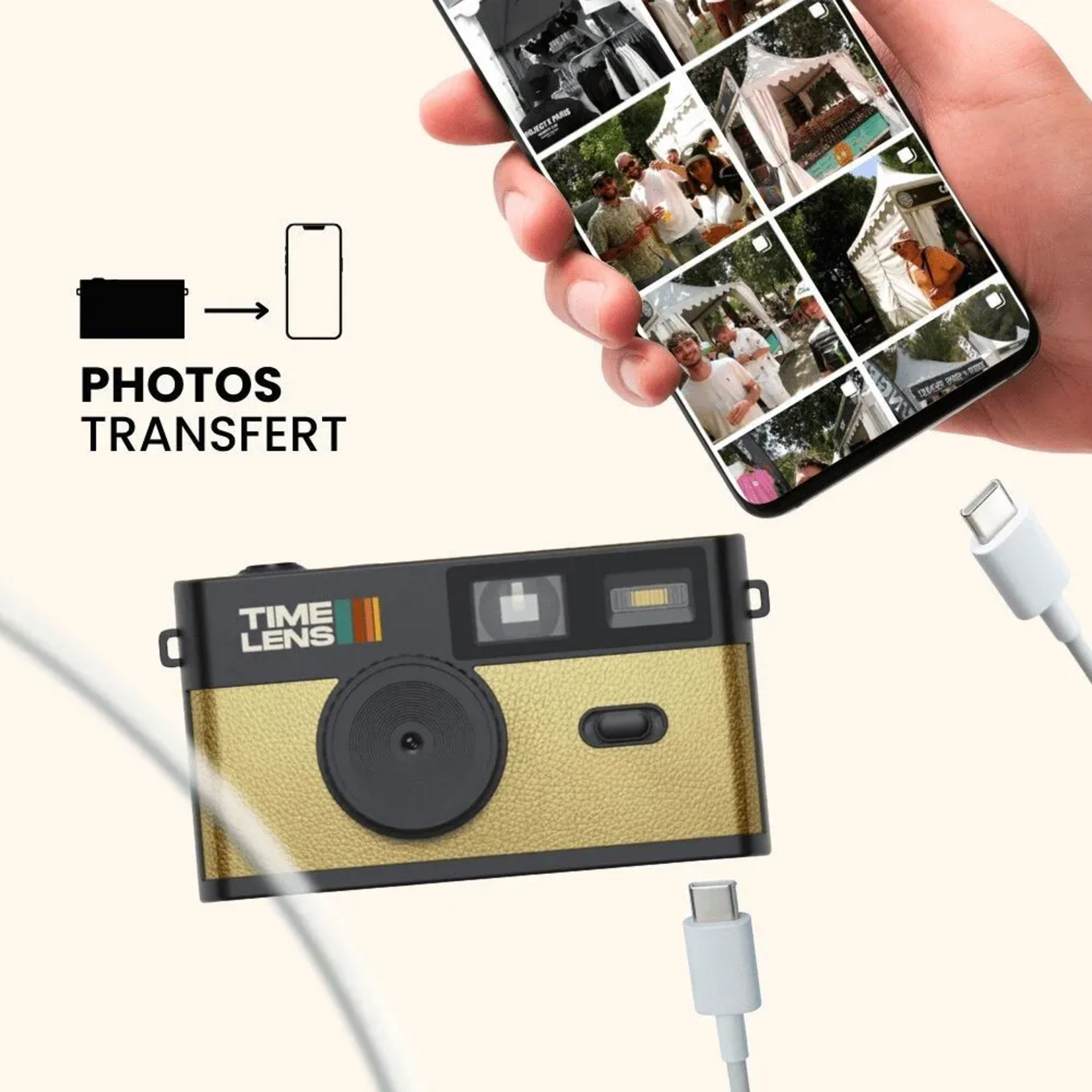 Timelens Timelens - appareil photo - gold