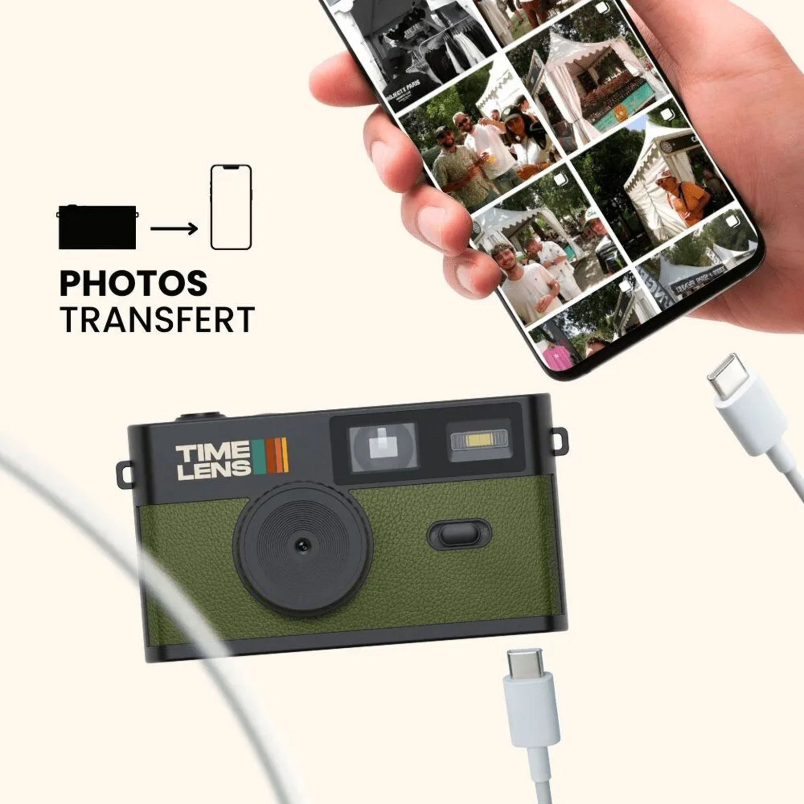 Timelens Timelens - appareil photo - kaki