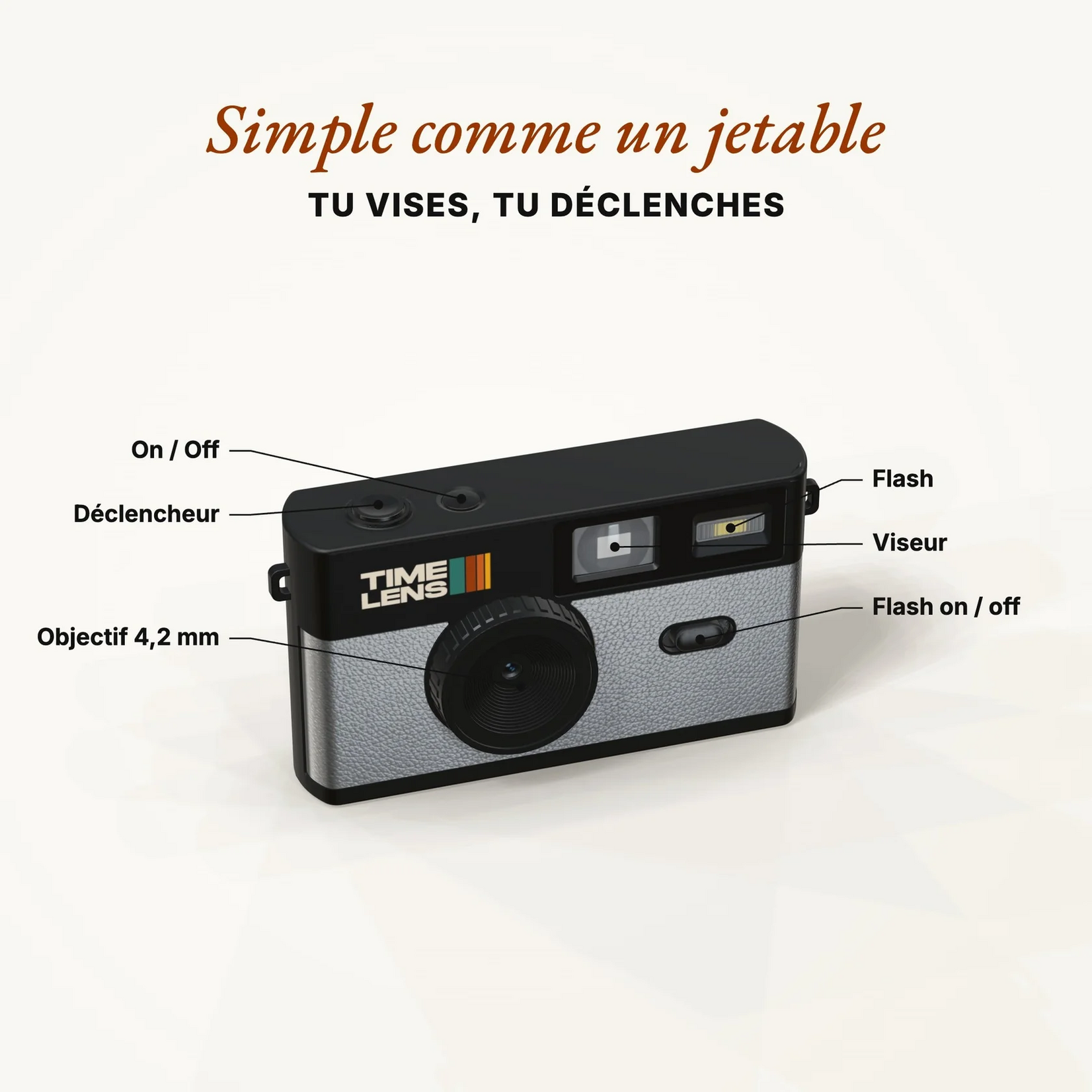 Timelens Timelens - appareil photo - silver