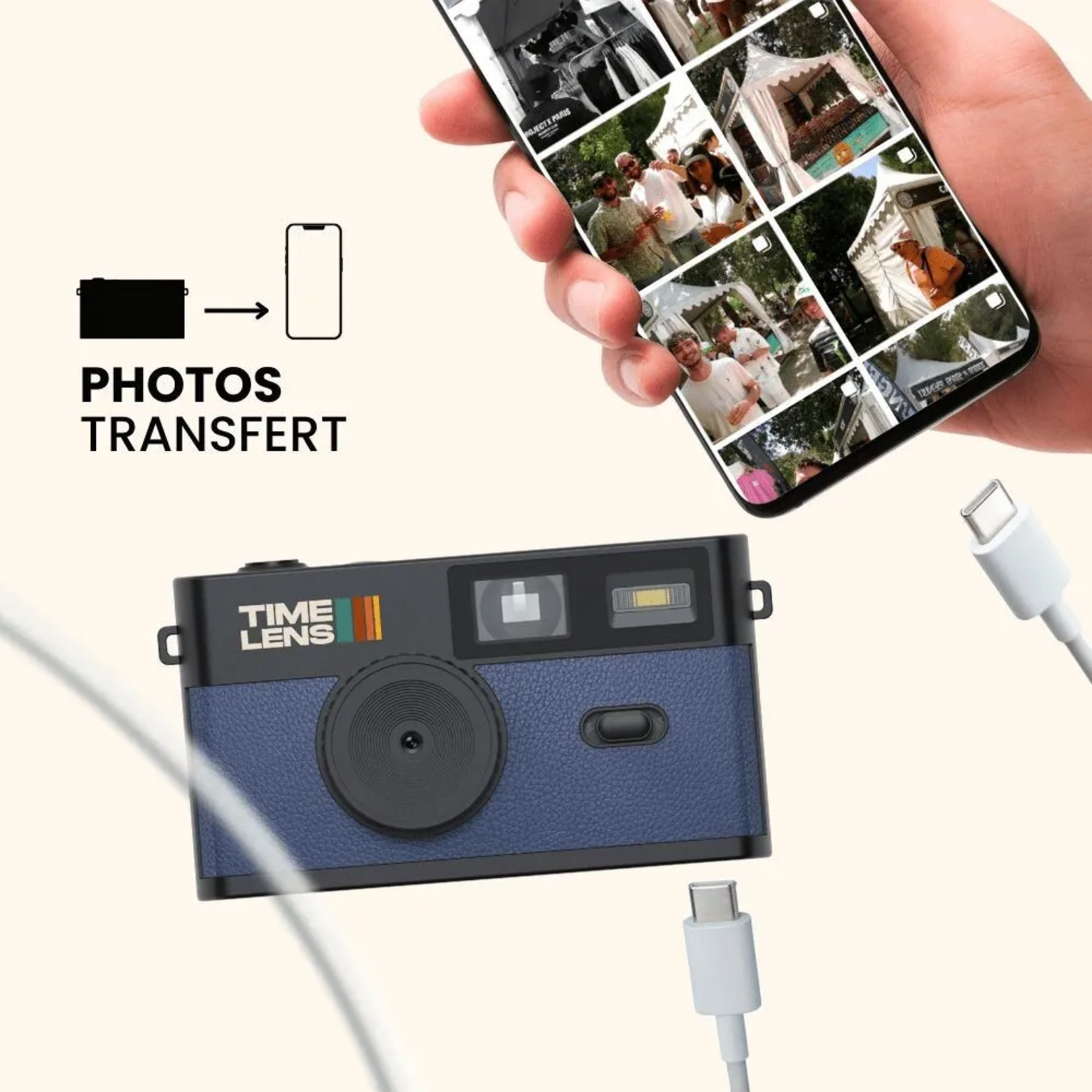 Timelens Timelens - appareil photo - bleu