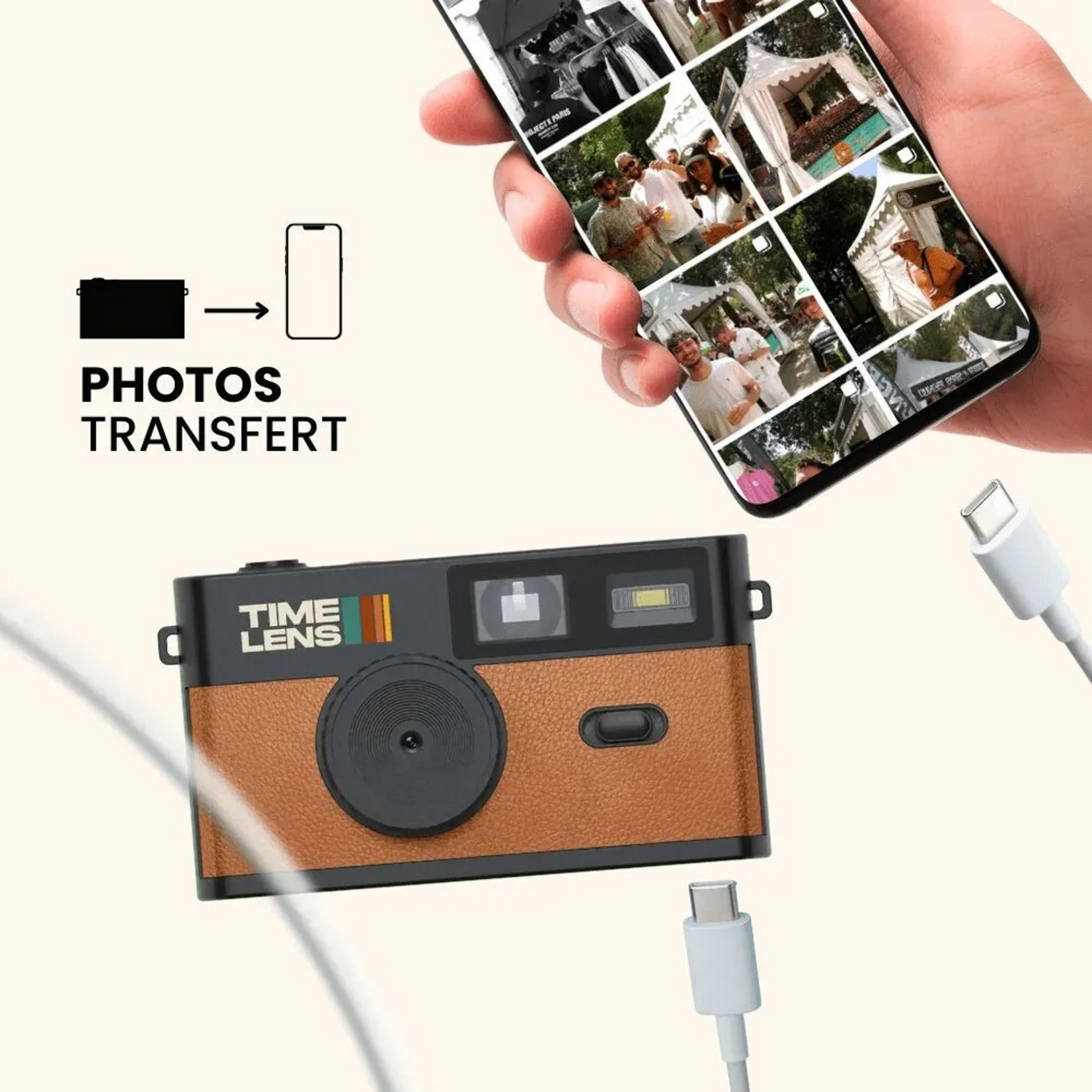 Timelens Timelens - appareil photo - marron