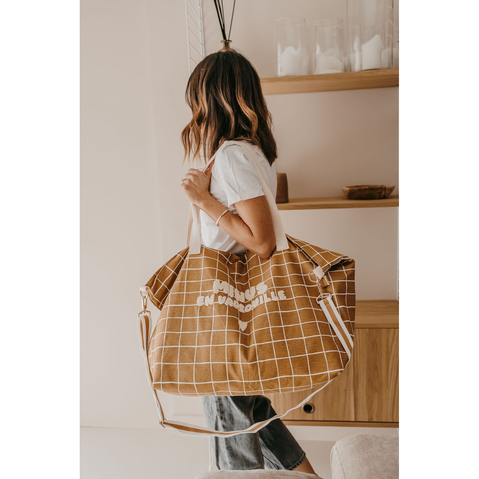Zakuw Zakuw - sac cabas XL - square - minus