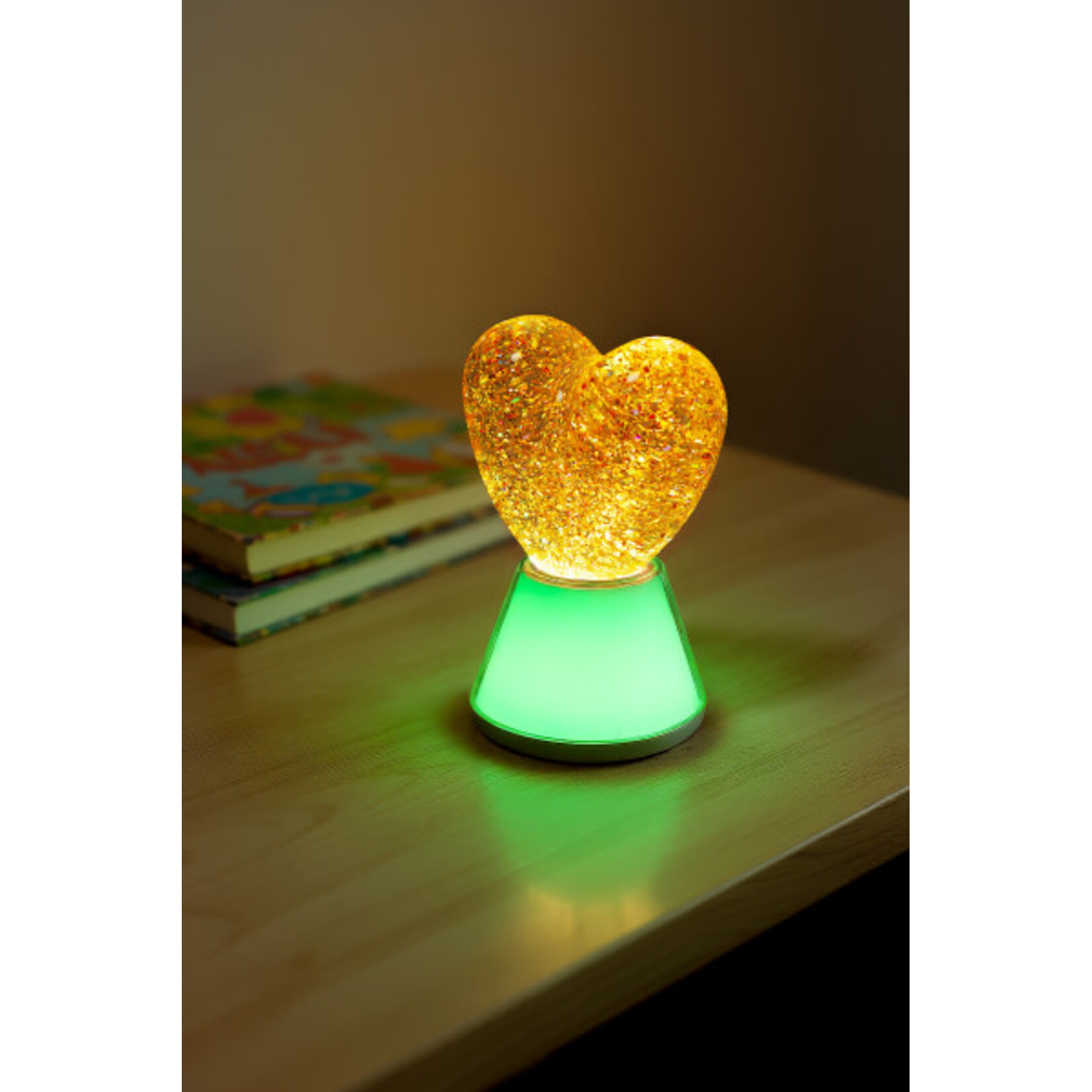 Little L Little L – lampe magique à paillettes - coeur