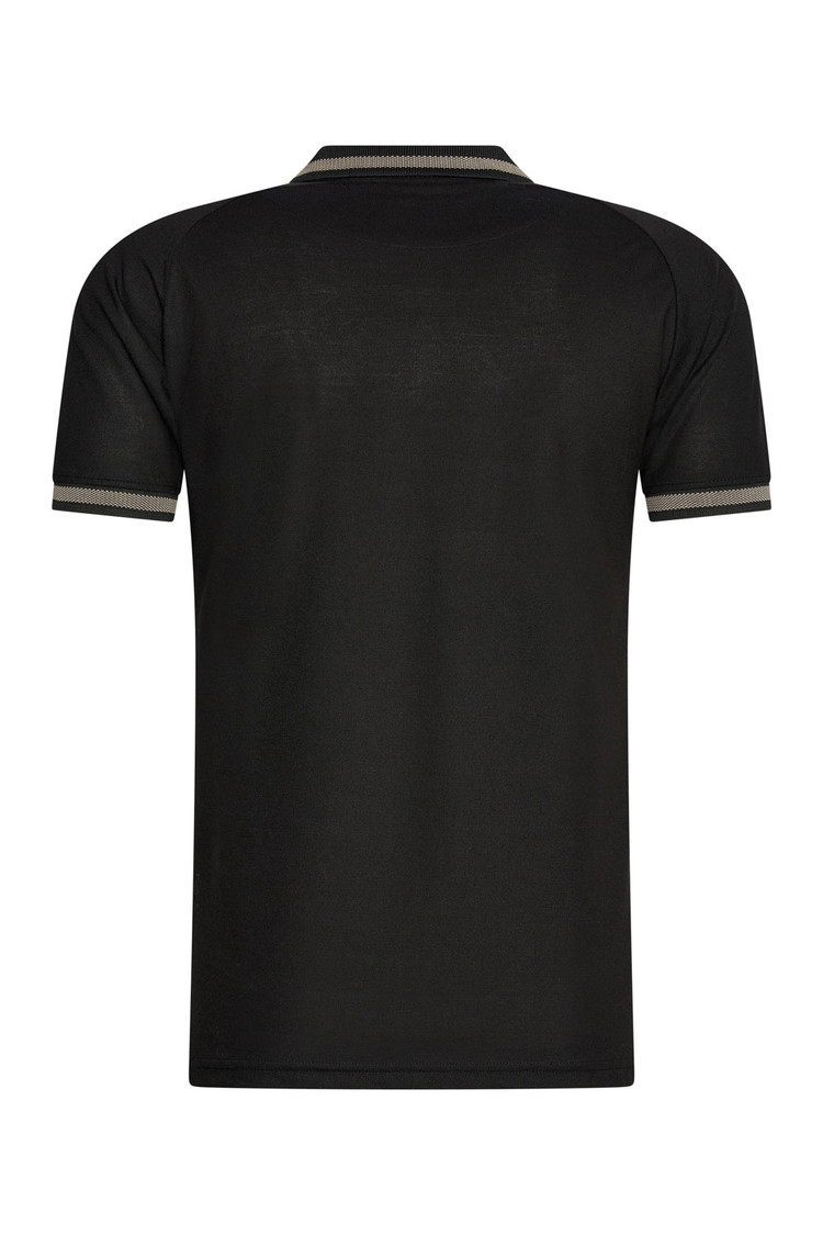 HEREN POLO ZWART 3003
