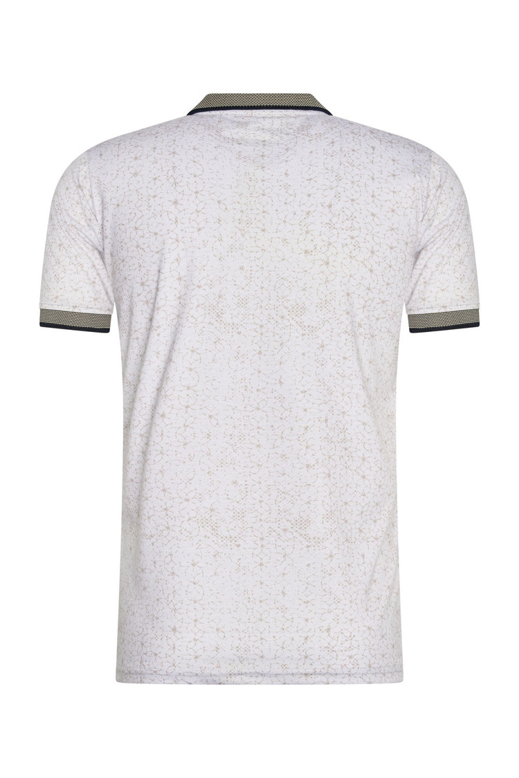HEREN POLO WIT MET PRINT 3009