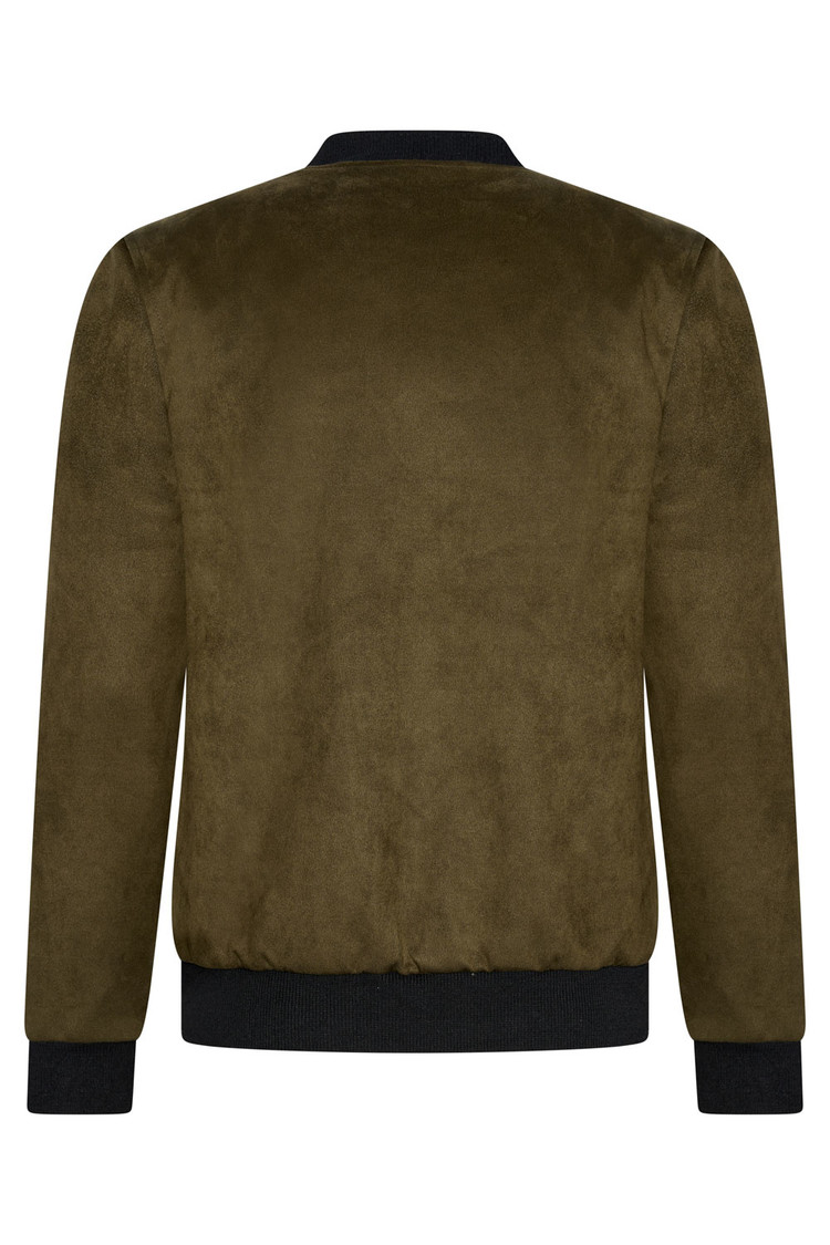 SUEDE ZOMERJAS GROEN