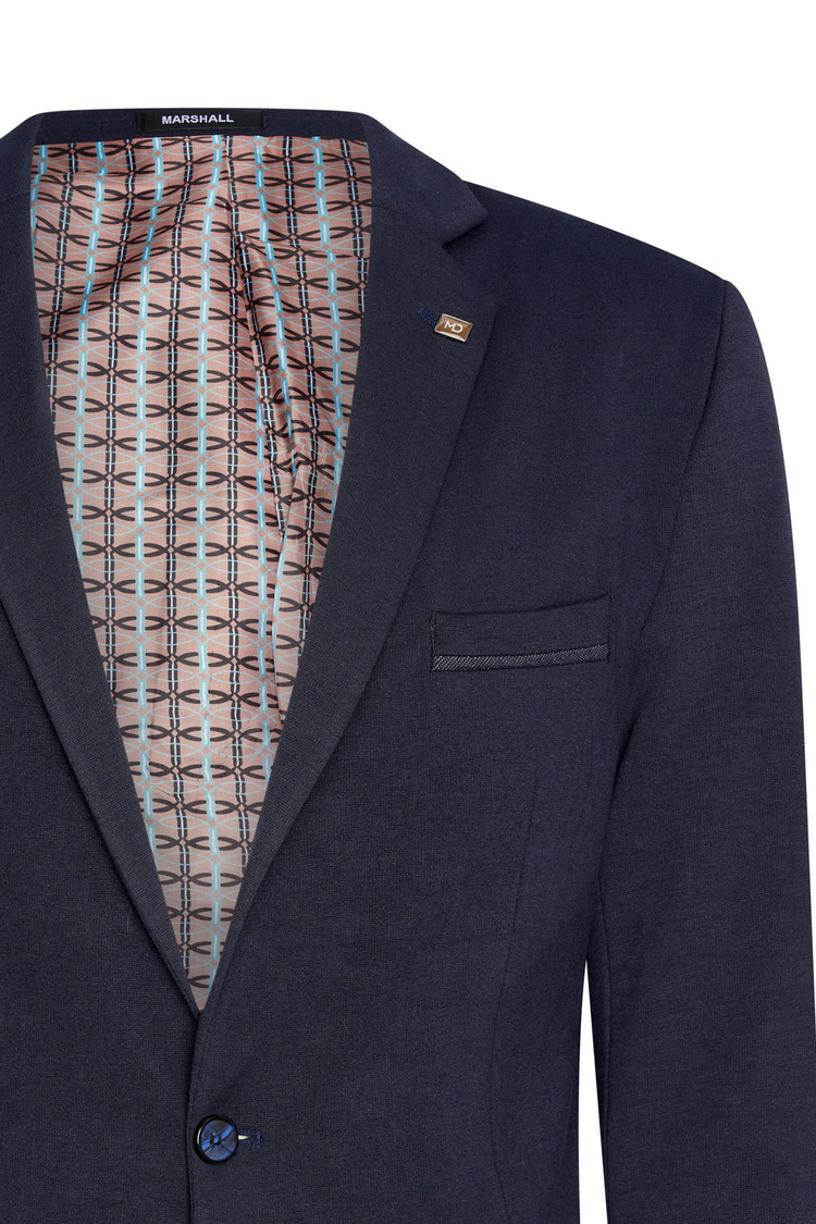 Heren colbert donkerblauw superstretch