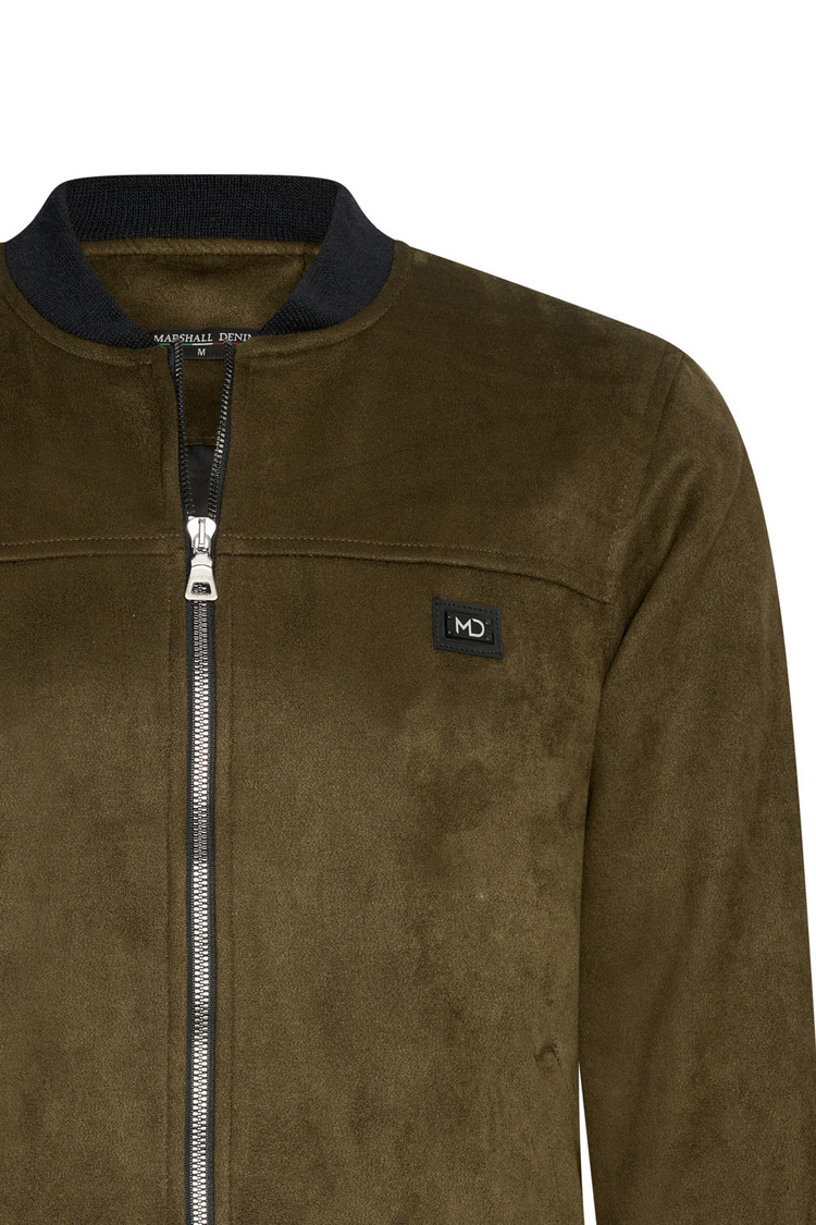 SUEDE ZOMERJAS GROEN