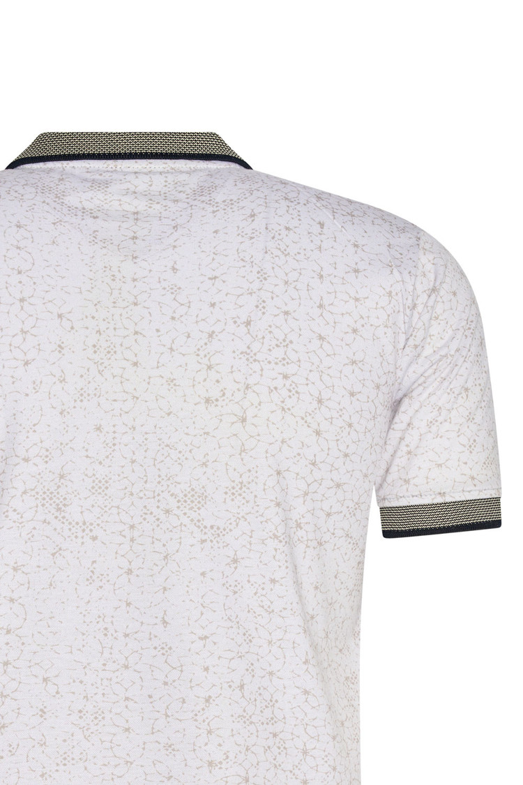 HEREN POLO WIT MET PRINT 3009
