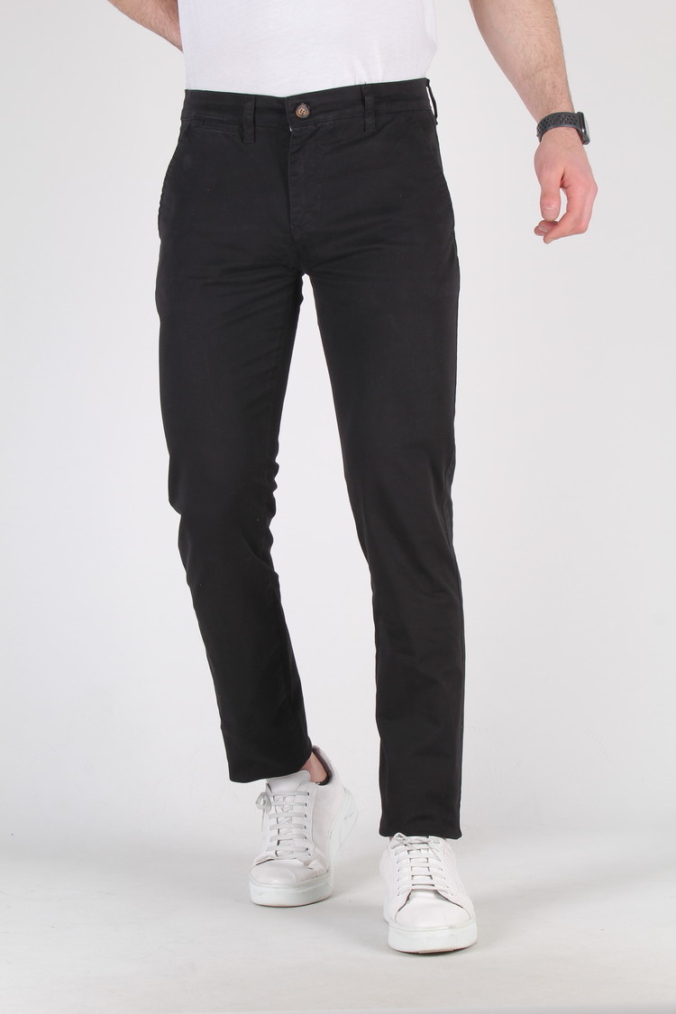 HEREN CHINO BROEK ZWART