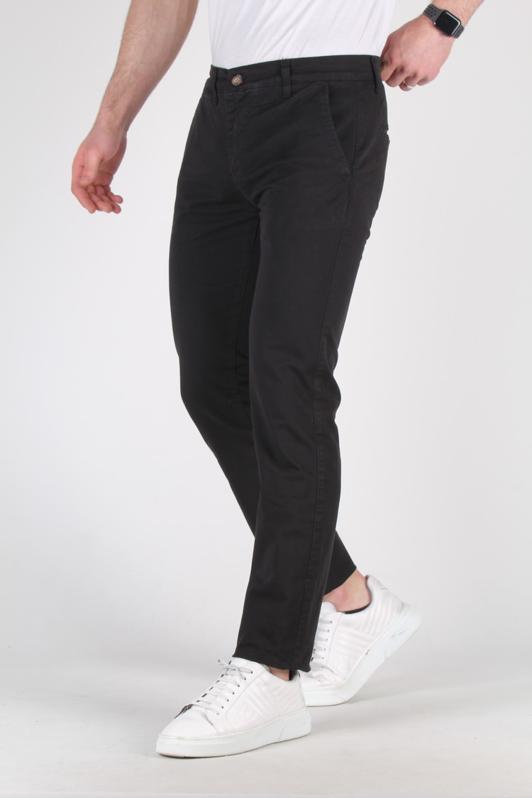HEREN CHINO BROEK ZWART