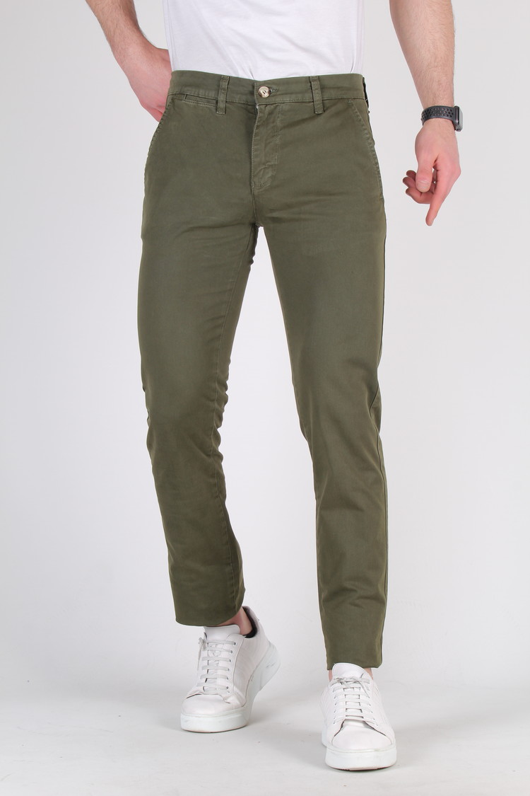 HEREN CHINO BROEK GROEN