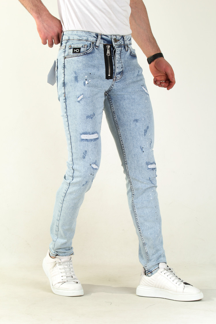HEREN JEANS SLIM FIT 2196-2 LICHTBLAUW