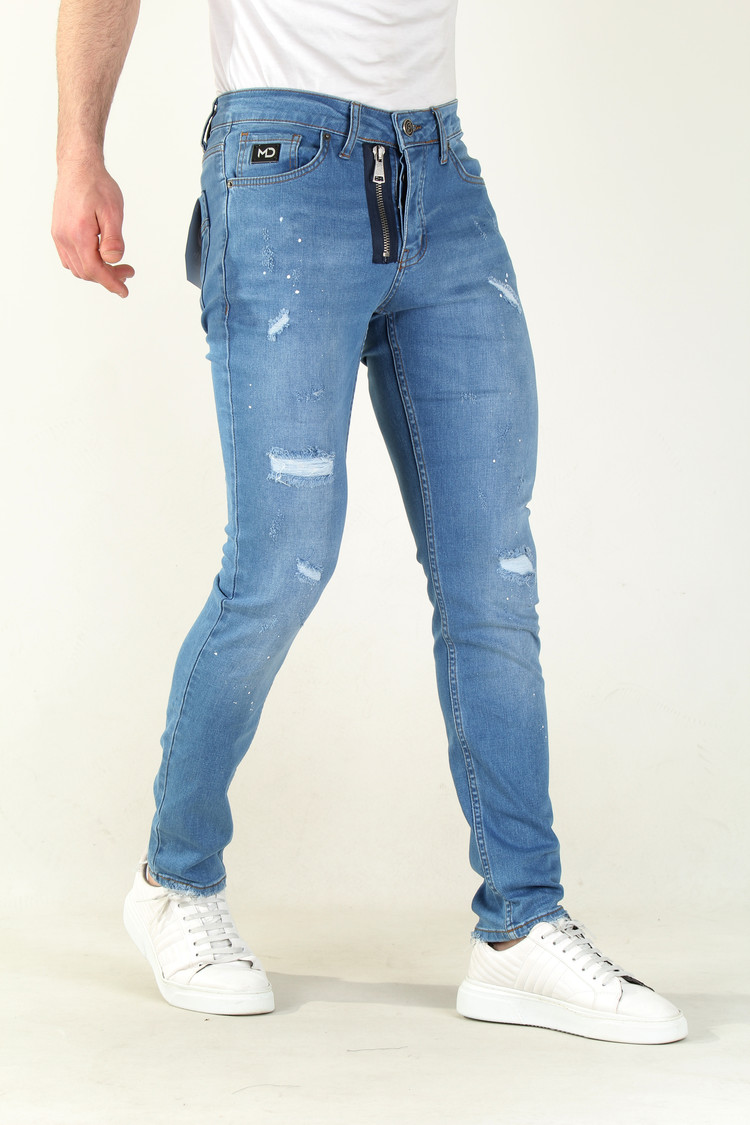 HEREN JEANS SLIM FIT 2196-3 BLAUW