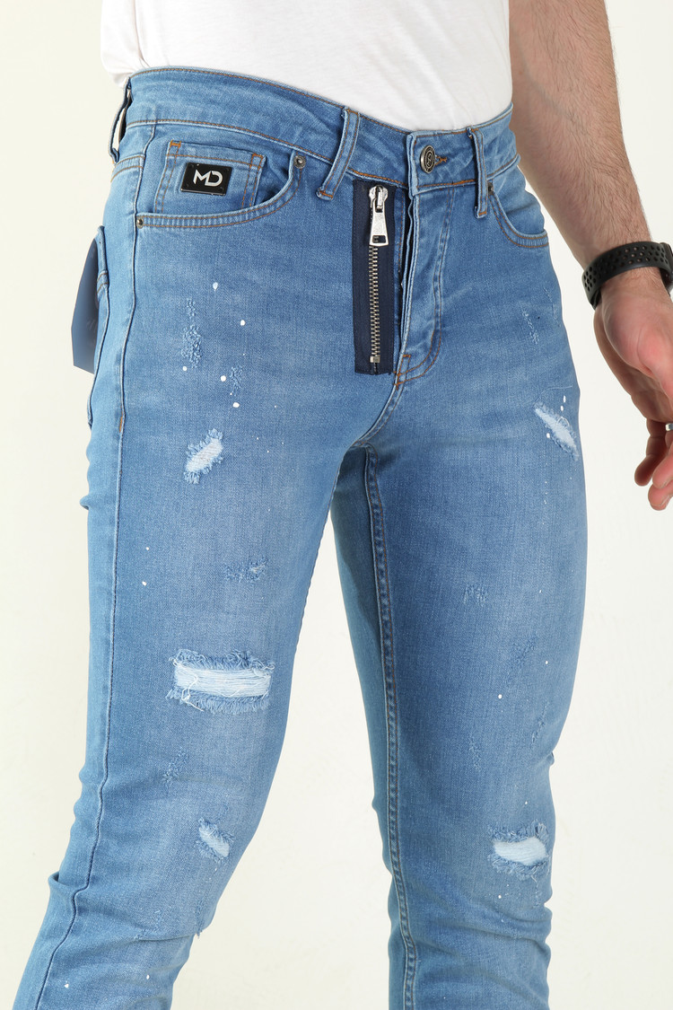 HEREN JEANS SLIM FIT 2196-3 BLAUW