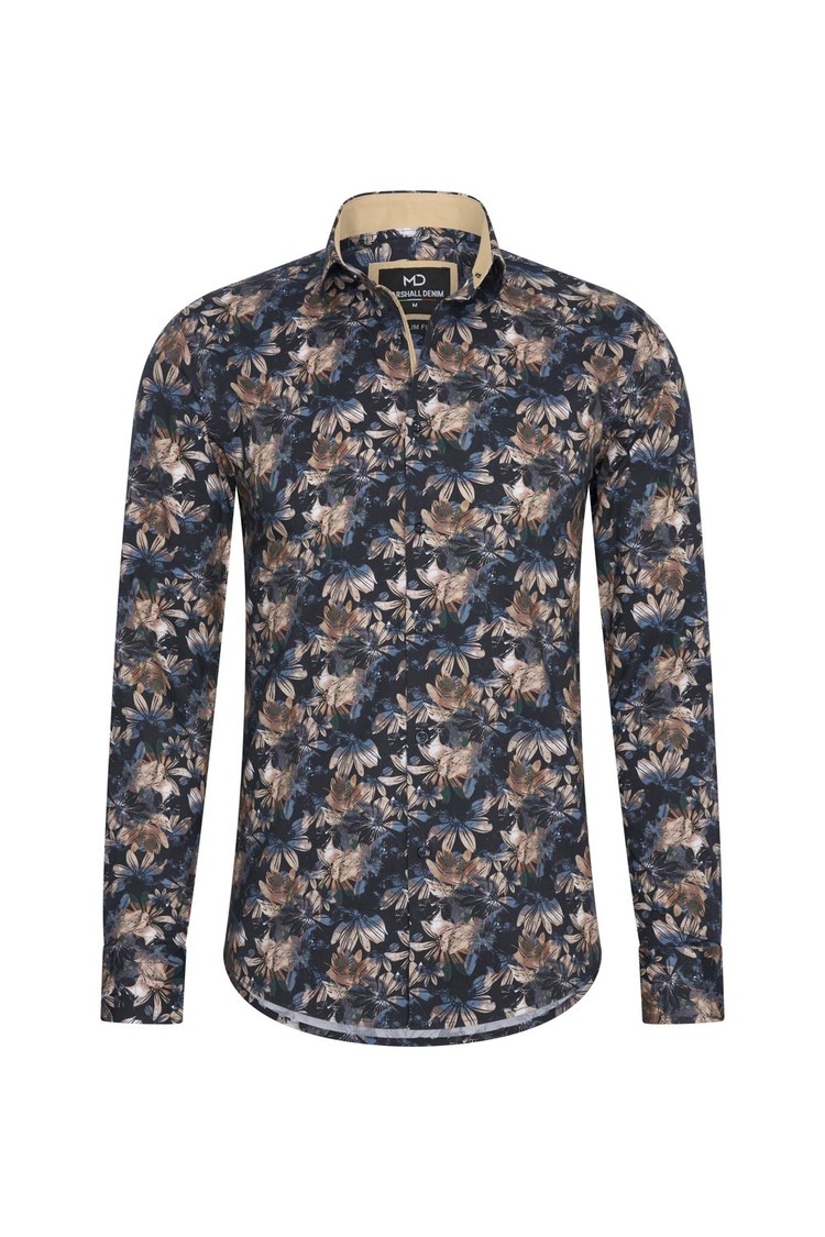 Overhemd bloemenprint 1976