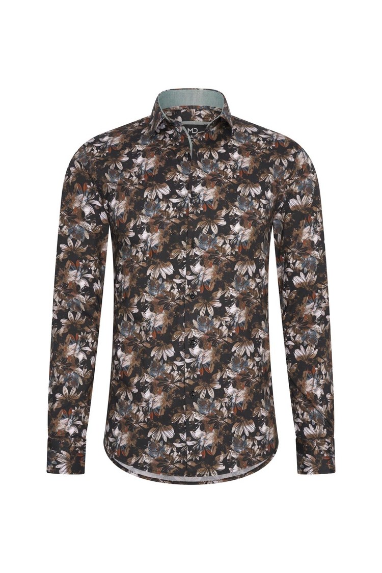 Overhemd bloemenprint 1977