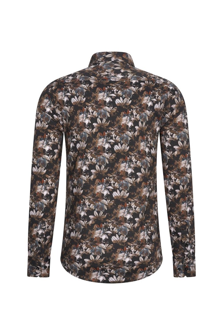 Overhemd bloemenprint 1977