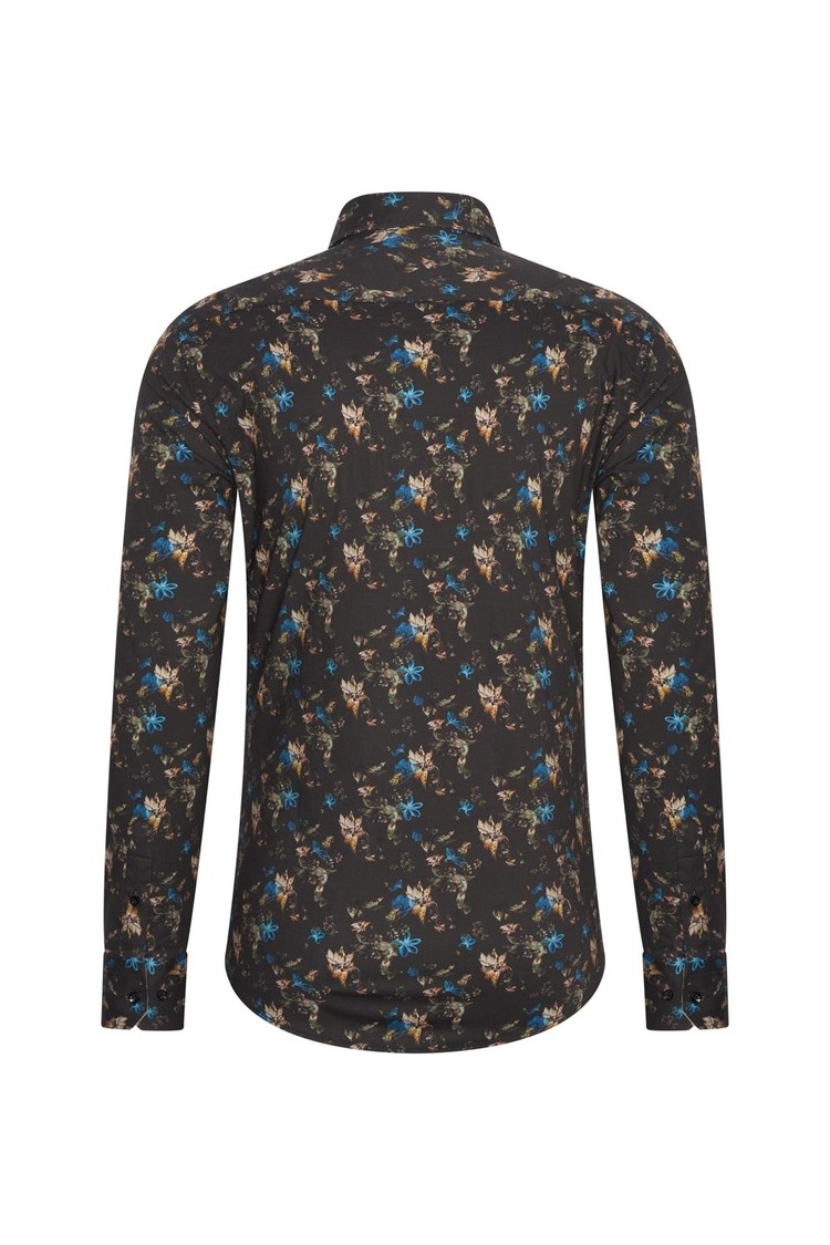 Overhemd bloemenprint 1985