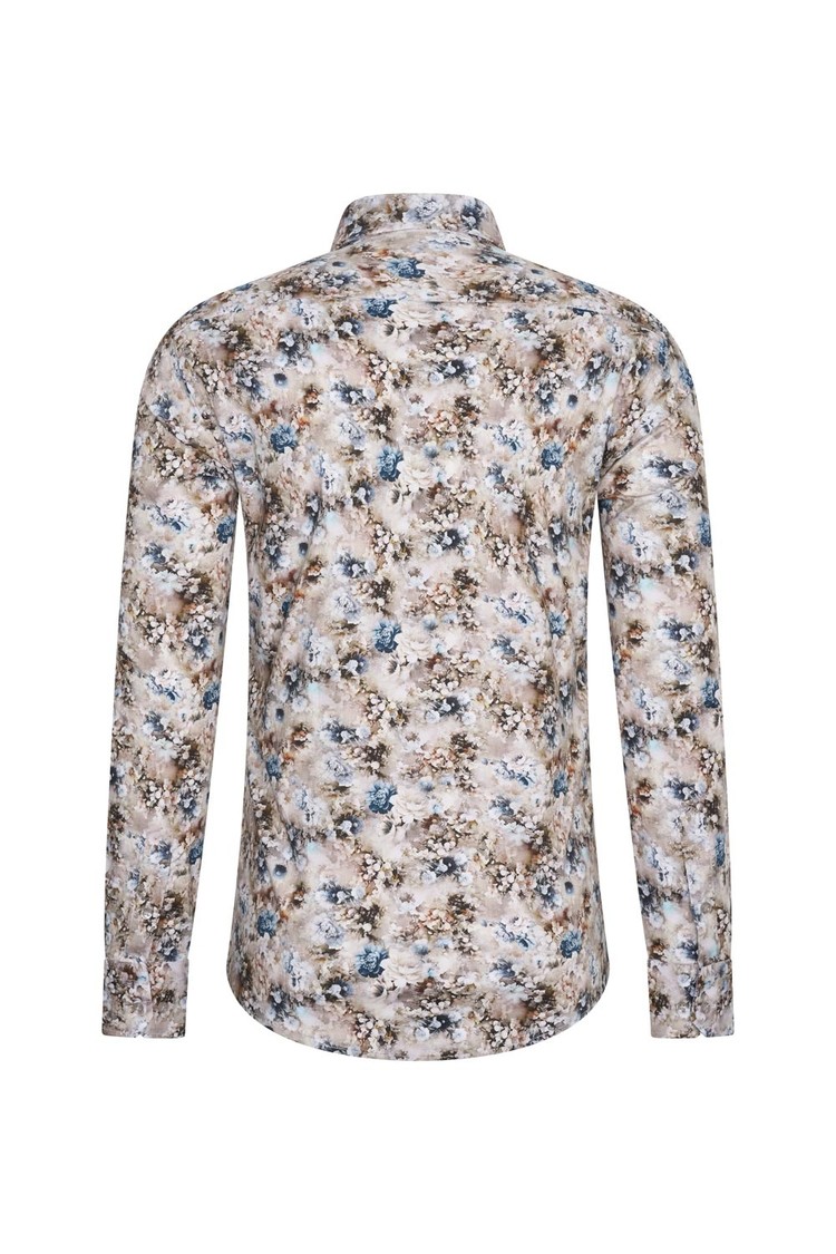 Overhemd bloemenprint 1986