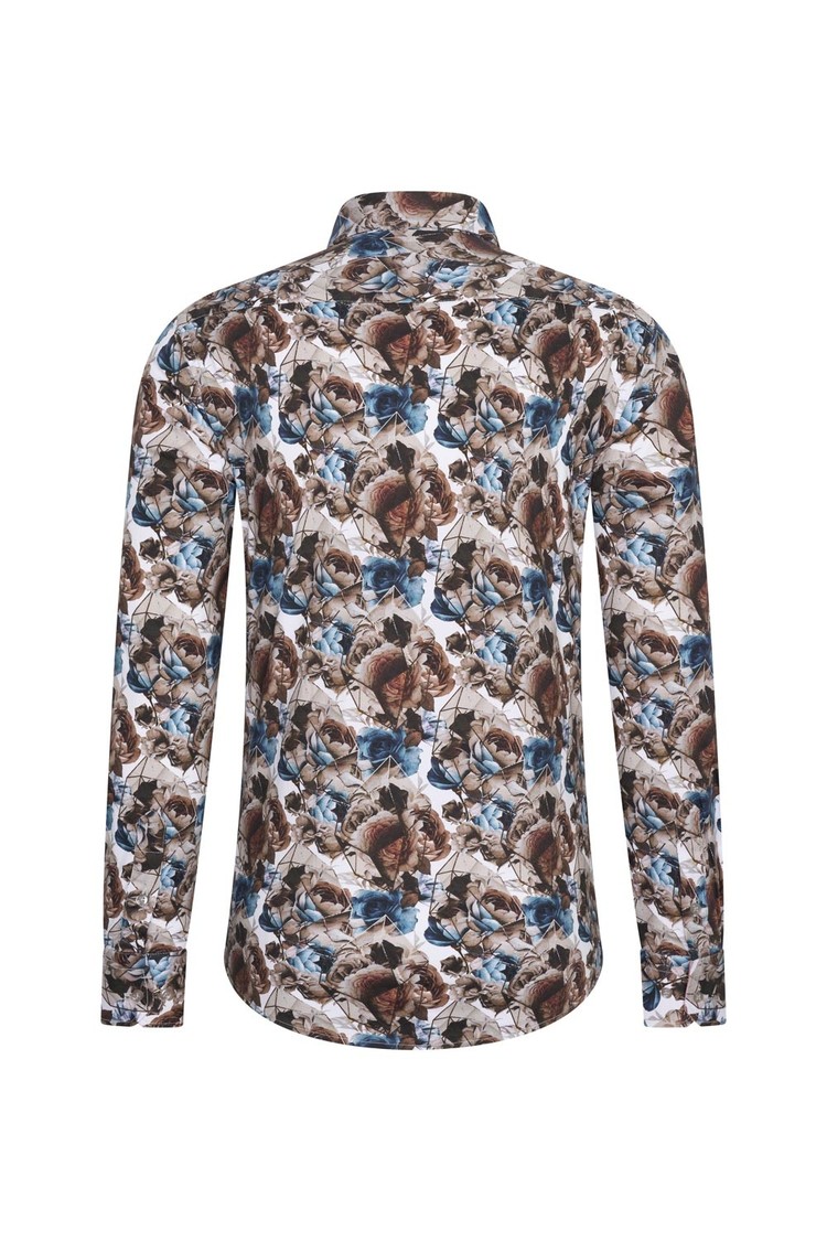 Overhemd bloemenprint 1988