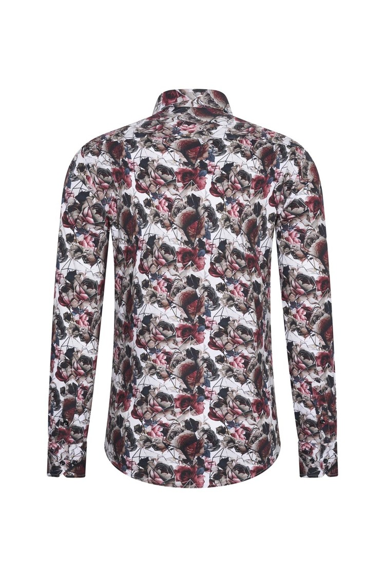 Overhemd bloemenprint 1991