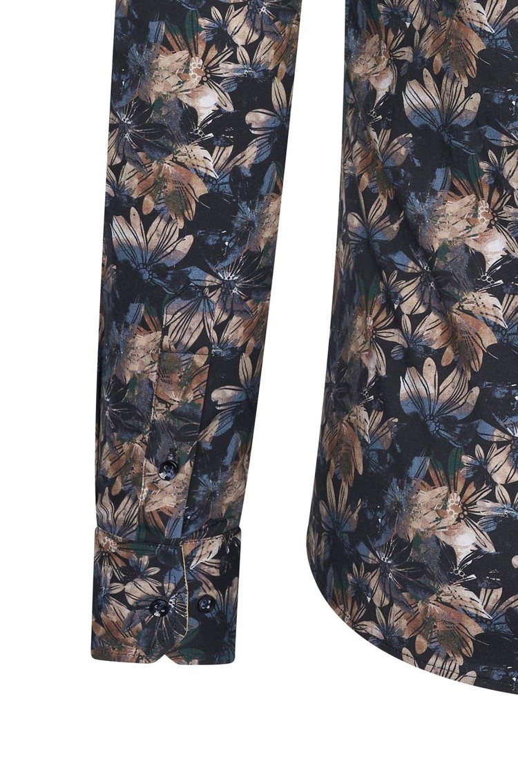 Overhemd bloemenprint 1976