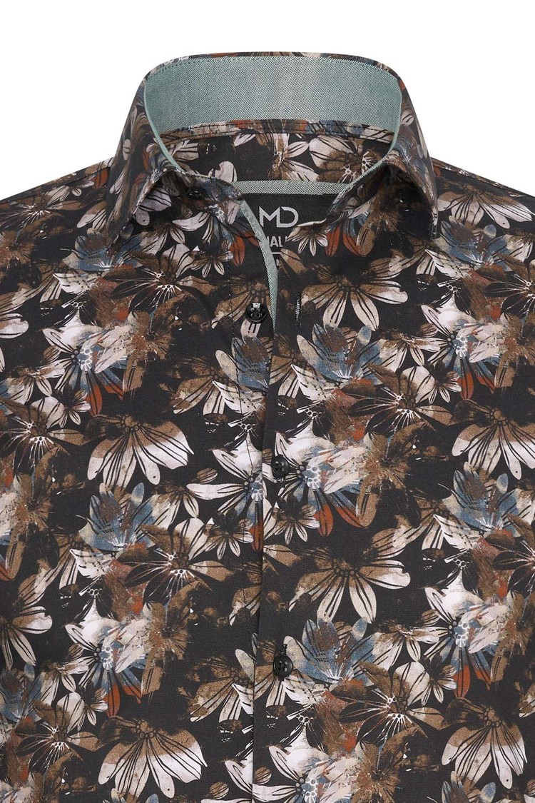 Overhemd bloemenprint 1977