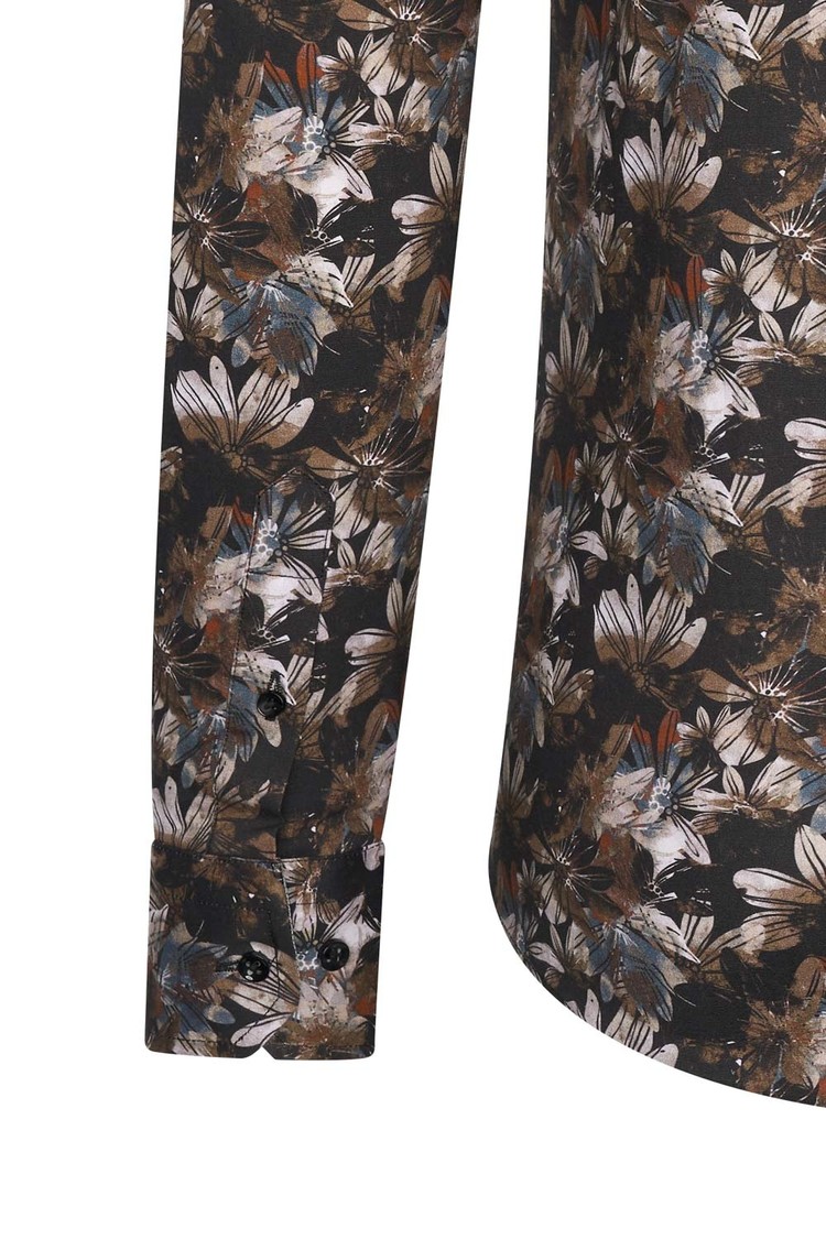 Overhemd bloemenprint 1977