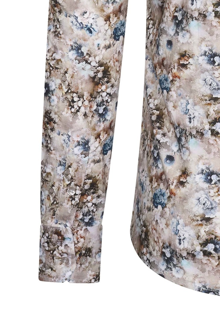 Overhemd bloemenprint 1986