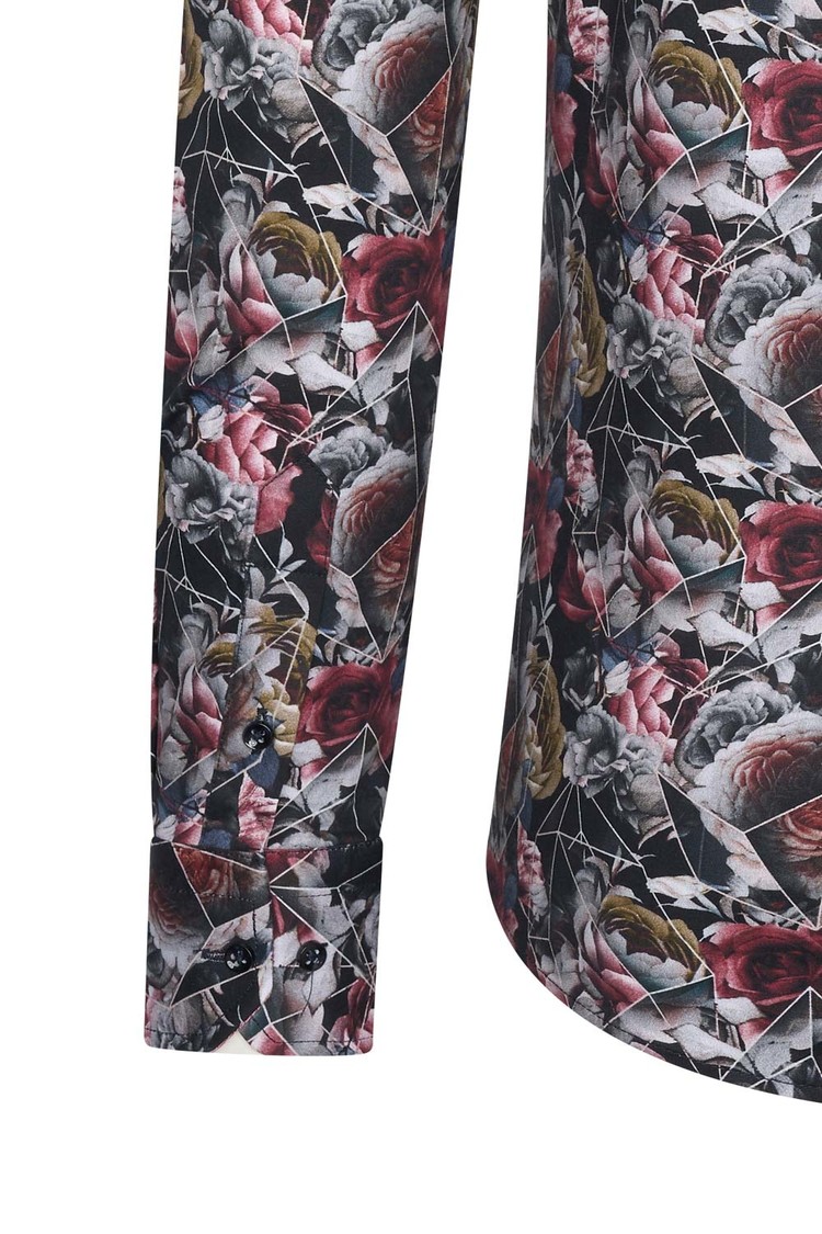 Overhemd bloemenprint 1990