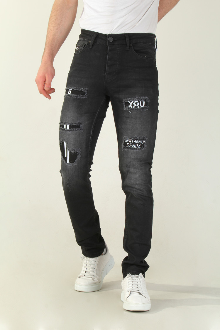 HEREN JEANS SLIM FIT 2687 ZWART
