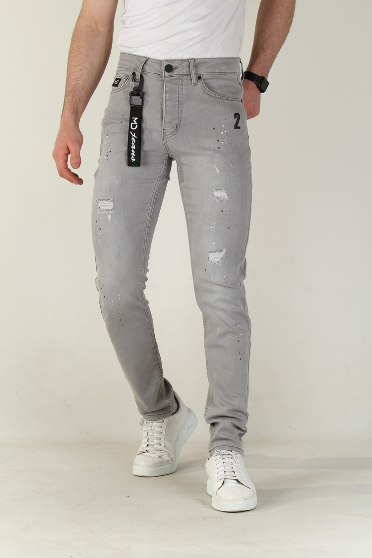HEREN JEANS SLIM FIT 2356 LICHTGRIJS