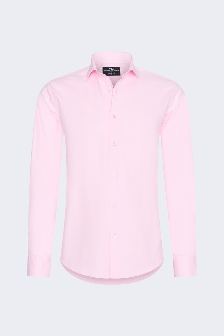 Overhemd Lange Mouw Roze