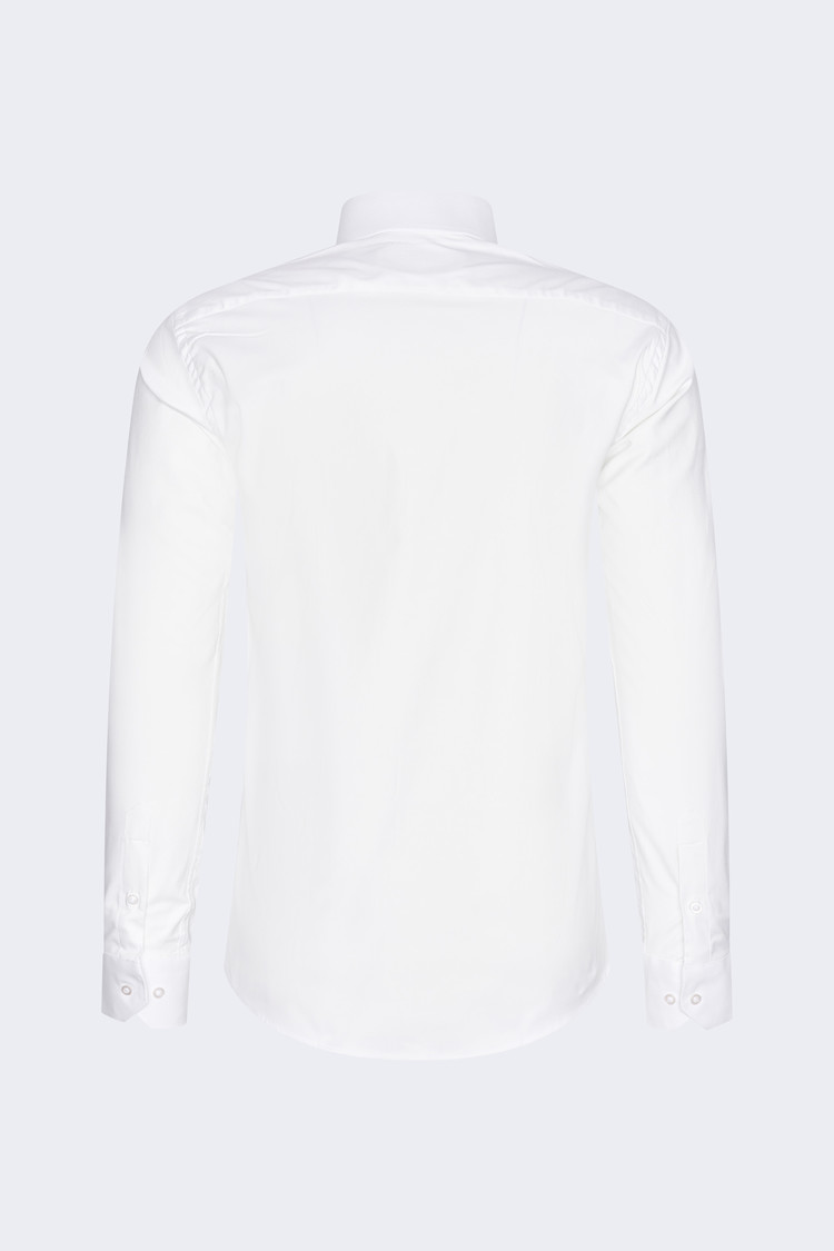 Overhemd Lange Mouw Gebroken wit