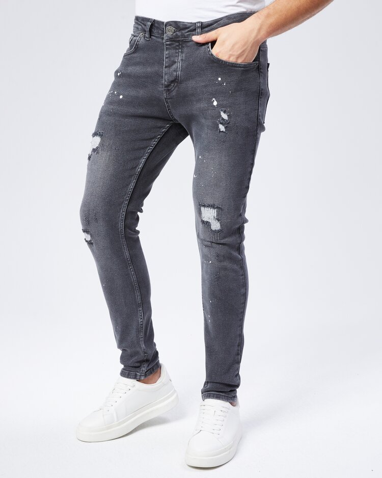 Marshall Denim HEREN JEANS SKINNY 4166 GRIJS