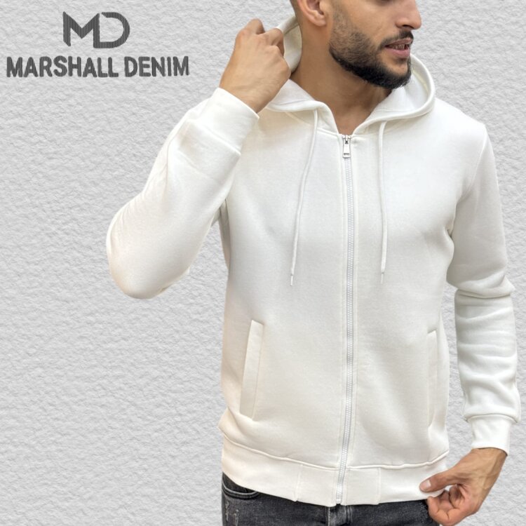 Vest met rits en capuchon 1016 beige