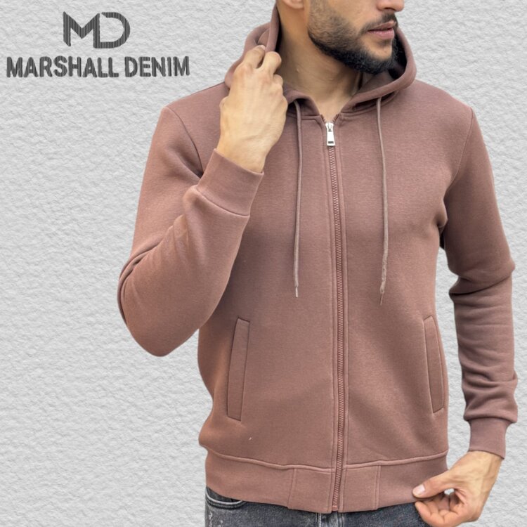 Vest met rits en capuchon 1016 zwart