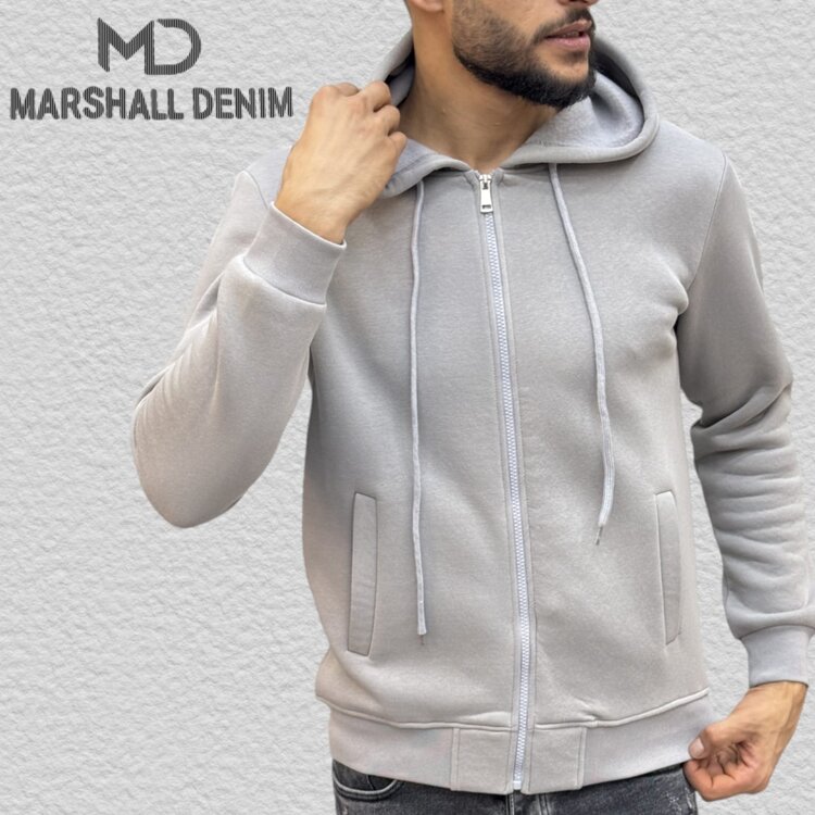 Vest met rits en capuchon 1016 zwart