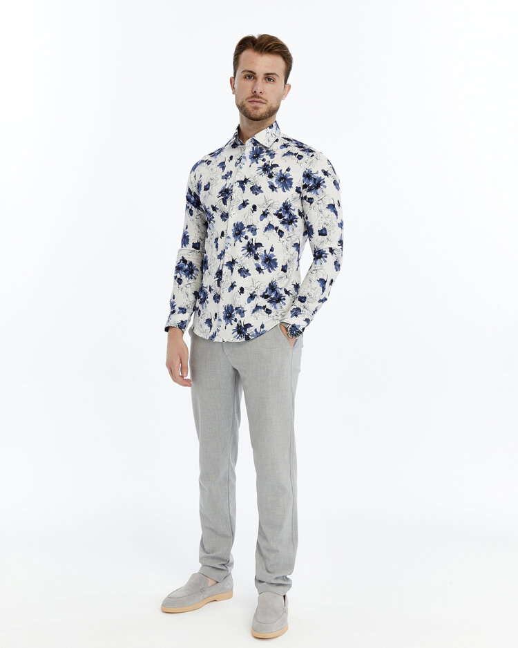 Overhemd Ocean Petal - Lange mouwen - Klassike kraaag met moderne uitstraling