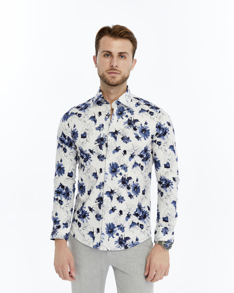 Overhemd Ocean Petal - Lange mouwen - Klassike kraaag met moderne uitstraling